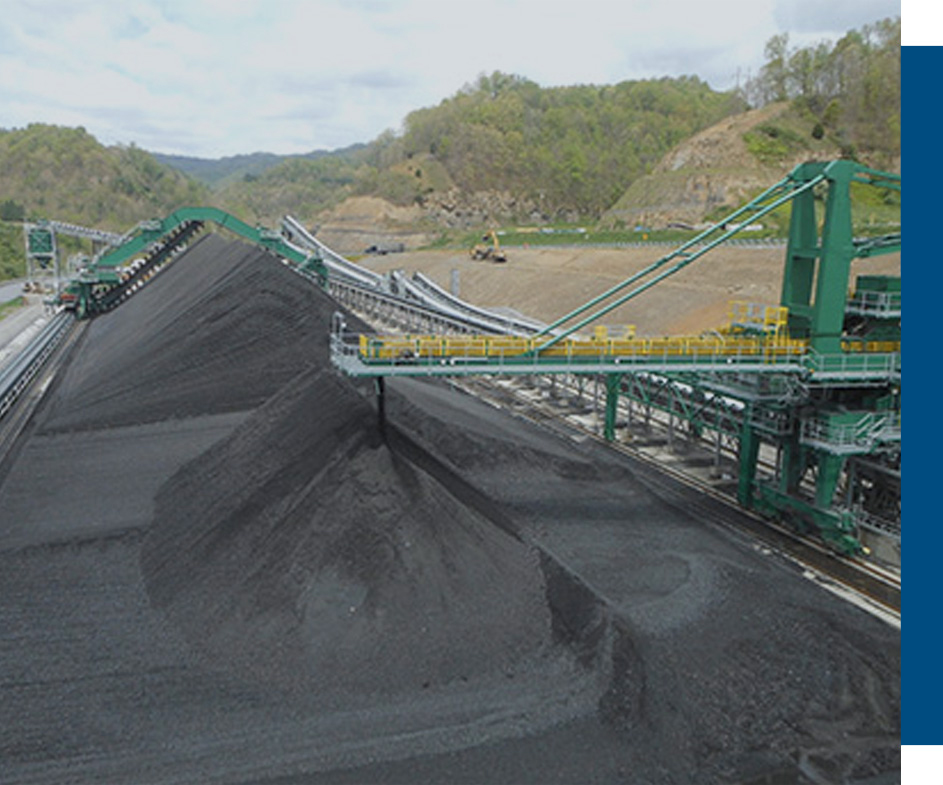 A aggregate processioning facility.