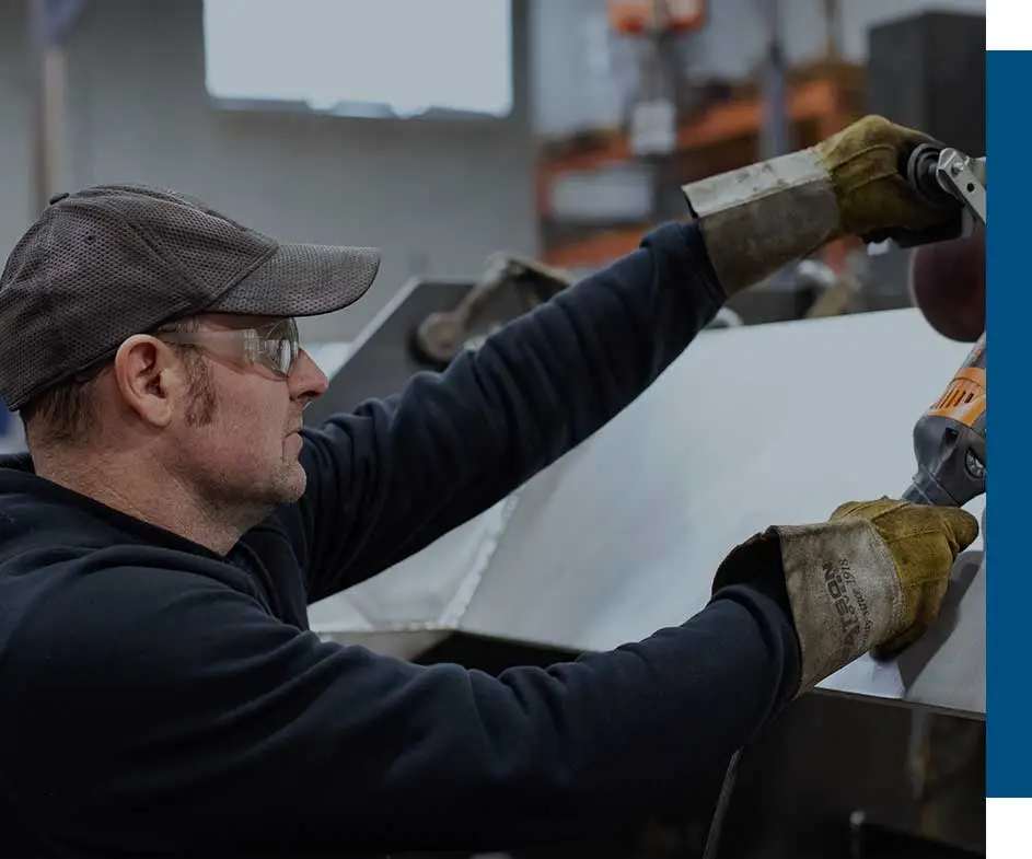 Man working at an Industrial Process Plants
