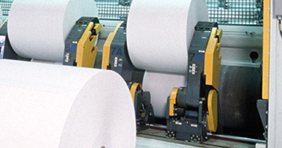 A paper production facility.